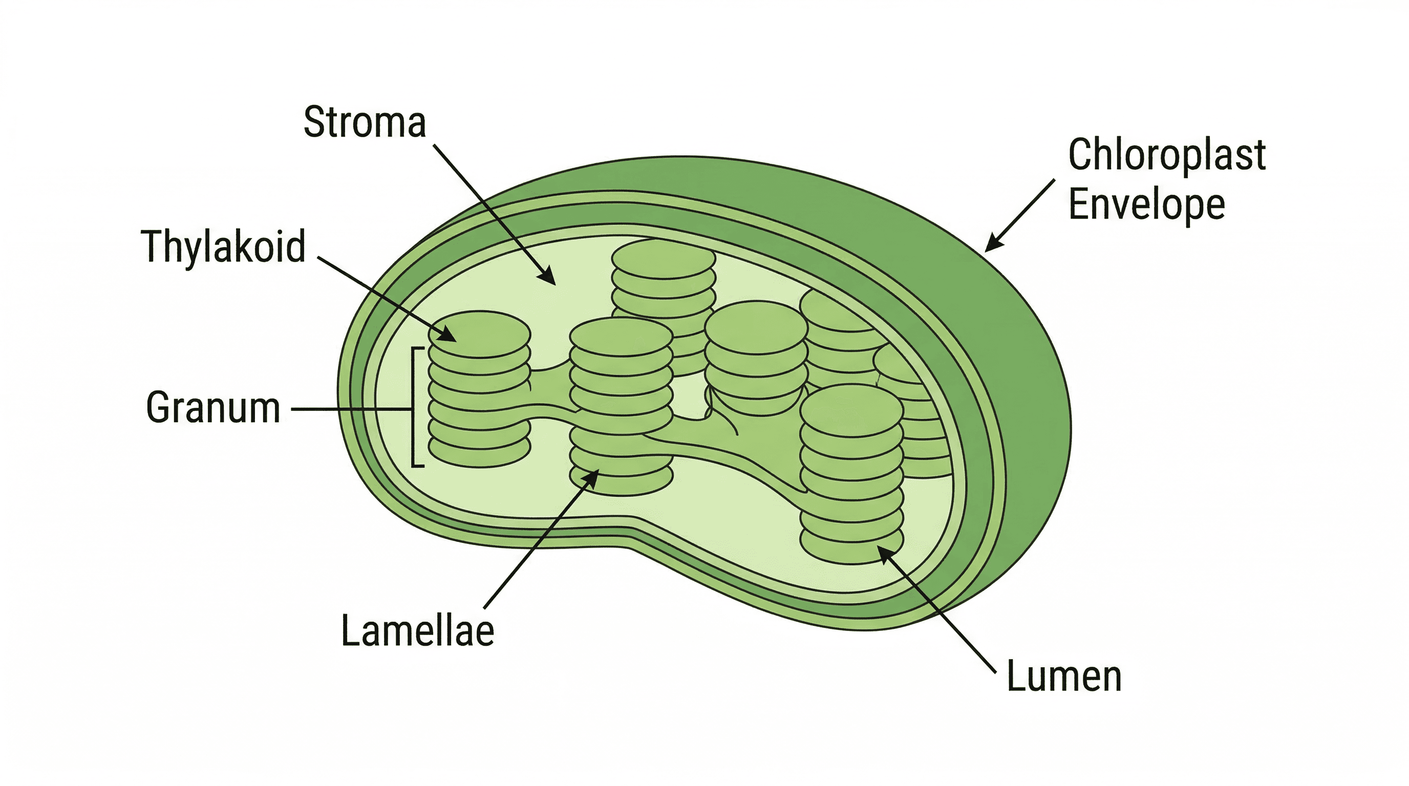 Structure and function of chloroplasts