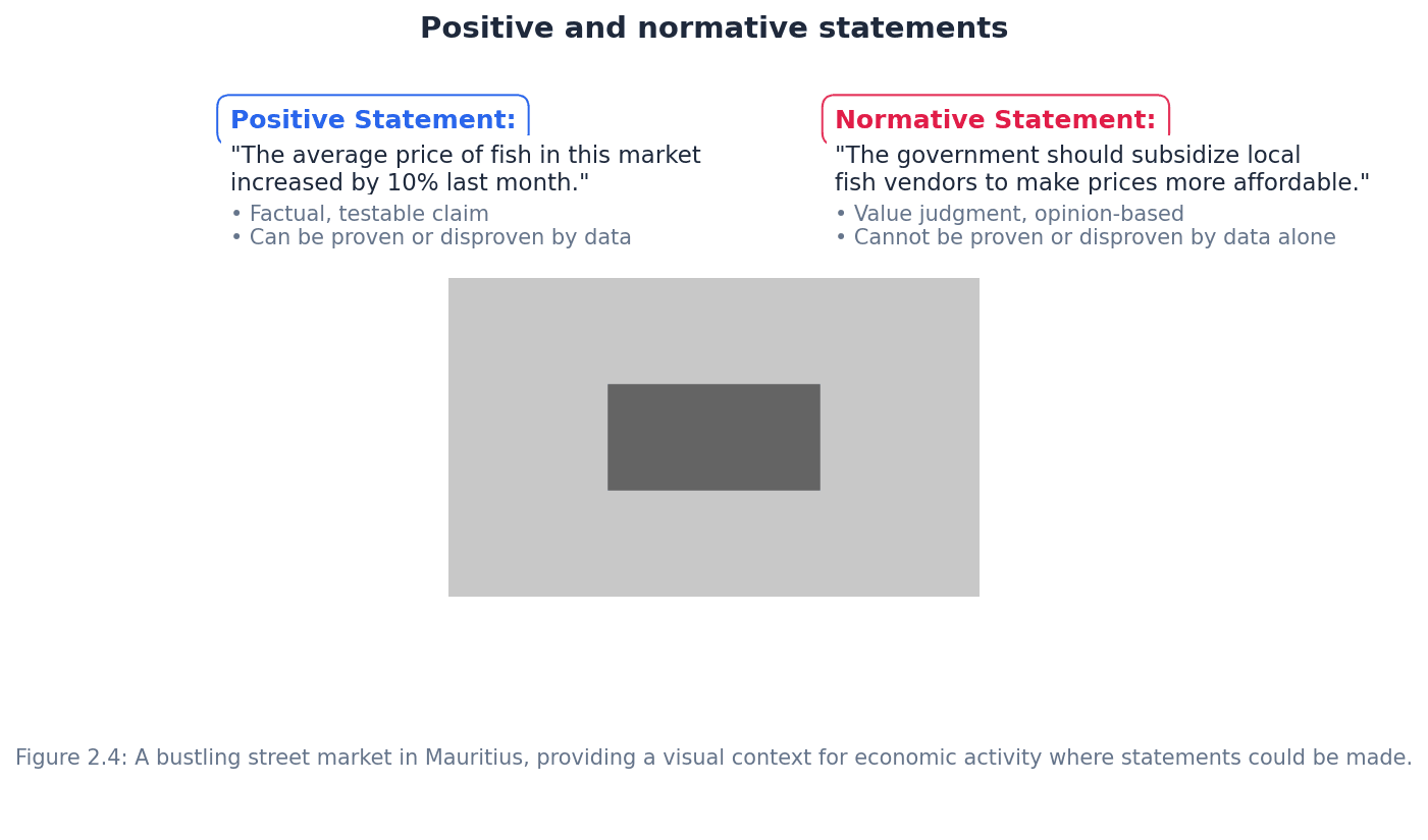 Positive and Normative Statements
