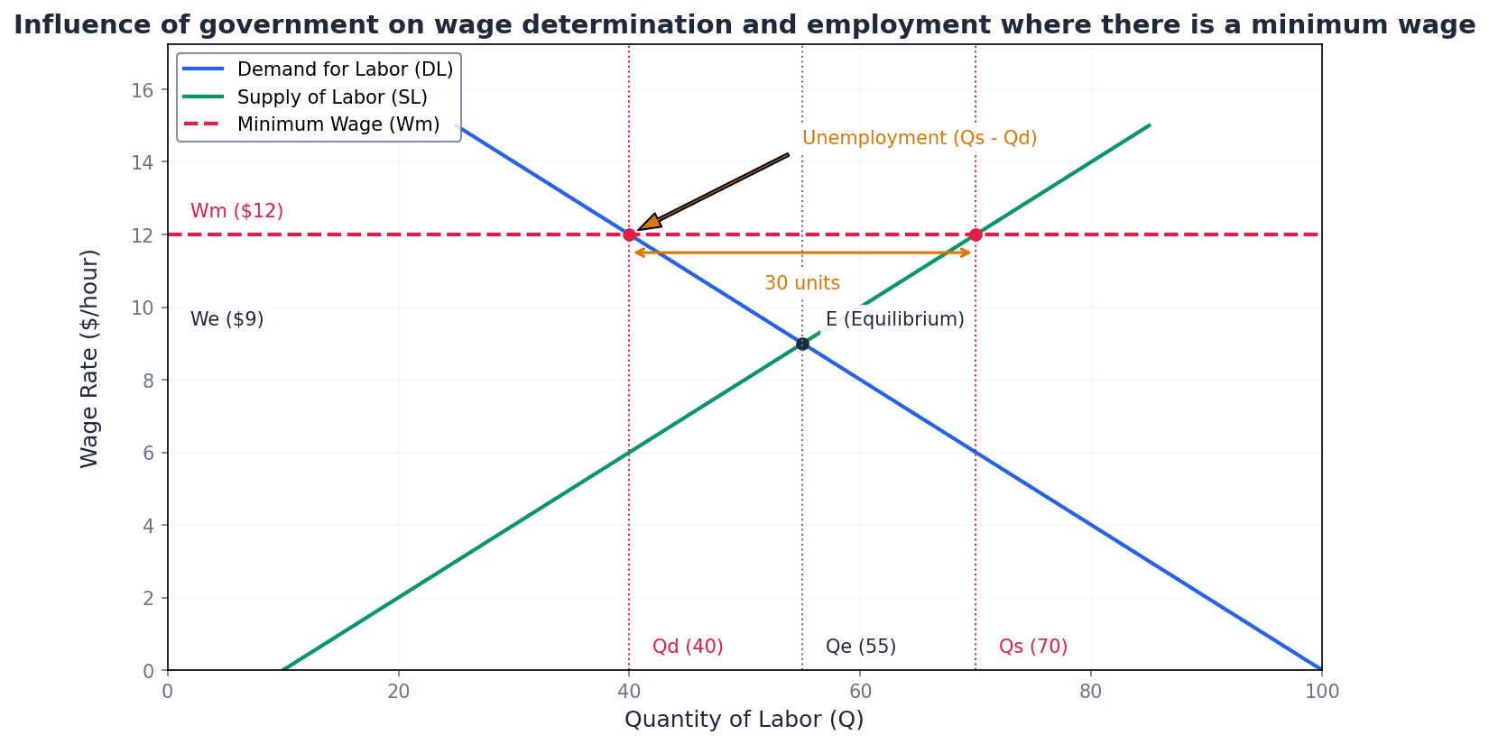 Influence of Government on Wage Determination and Employment (Minimum Wage)