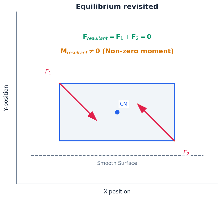 Conditions for equilibrium